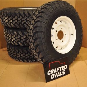 Toyo Open Country M/T 235/85r16 & Wolf Style Steel rims for Defender X 4