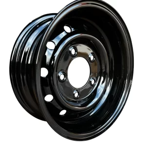 WOLF STYLE 16" X 6.5 STEEL RIM ET0 - BLACK