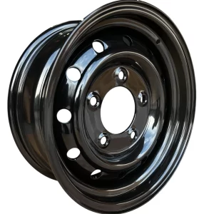 WOLF STYLE 16" X 6.5 STEEL RIM ET20 - BLACK
