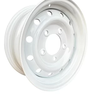 WOLF STYLE 16" X 6.5 STEEL RIM ET20 - WHITE