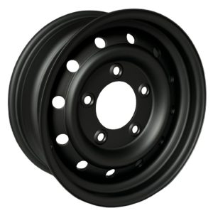 WOLF STYLE 16″ X 6.5 STEEL RIM ET20 – SATIN BLACK