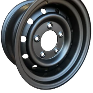 REME 16″ X 8 HEAVY DUTY STEEL WHEEL – BLACK