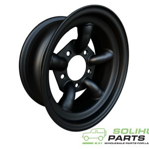 BOMBER CHALLENGE 5 SPOKE 16″ X 7 STEEL RIM (ET-25) SATIN BLACK