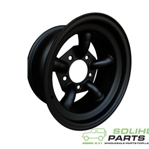 BOMBER CHALLENGE 5 SPOKE 16″ X 8 STEEL RIM (ET-35) SATIN BLACK