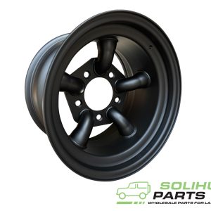 BOMBER CHALLENGE 5 SPOKE 16″ X 10 STEEL RIM (ET-32) SATIN BLACK