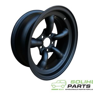 BOMBER CHALLENGE 5 SPOKE 16″ X 7 STEEL RIM (ET-20) SATIN BLACK (5X120)