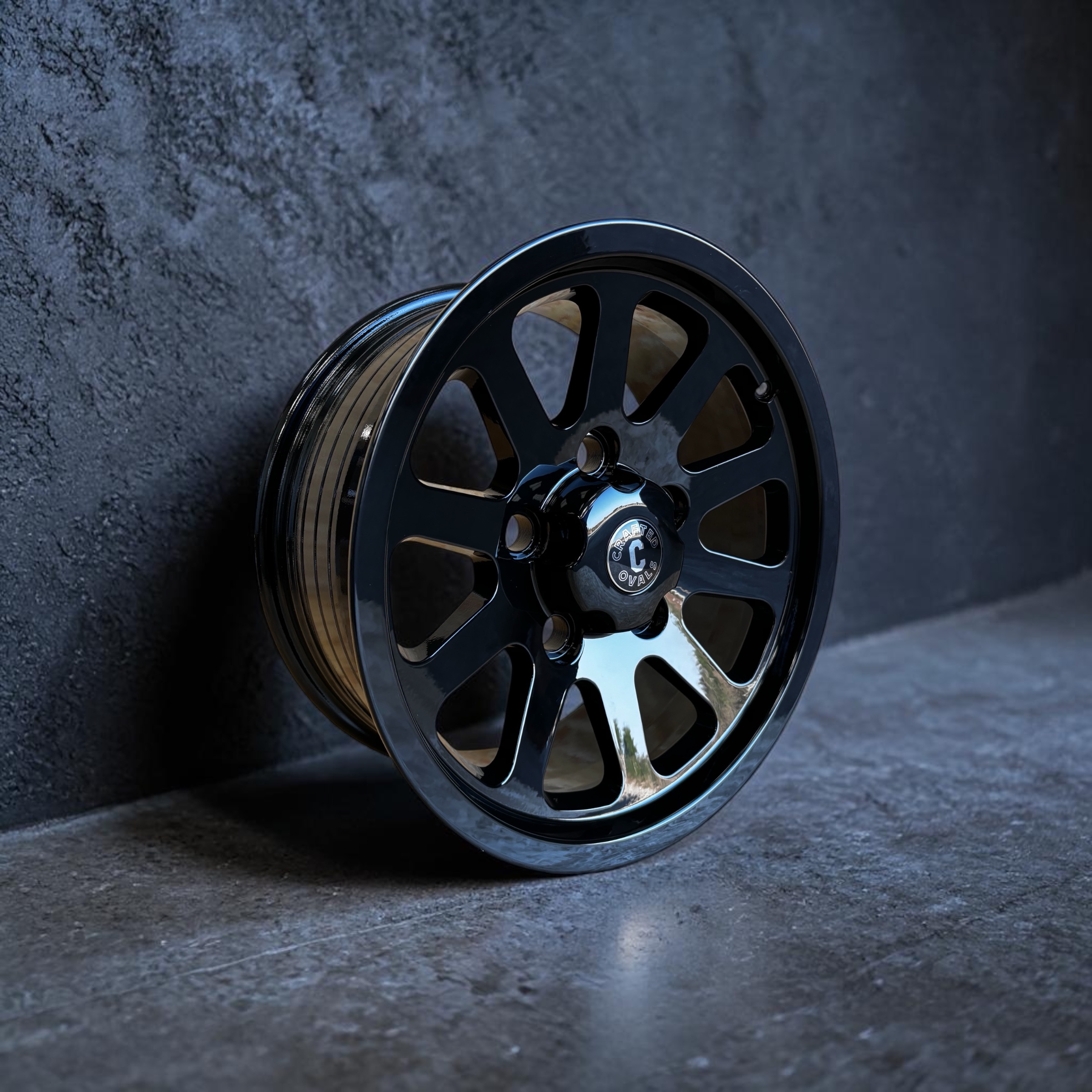 18″ SQUADRON GLOSS BLACK ALLOY WHEEL