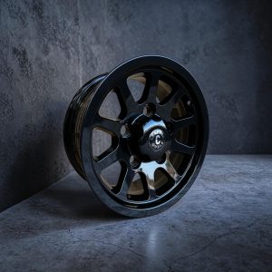 16" SQUADRON GLOSS BLACK ALLOY WHEEL