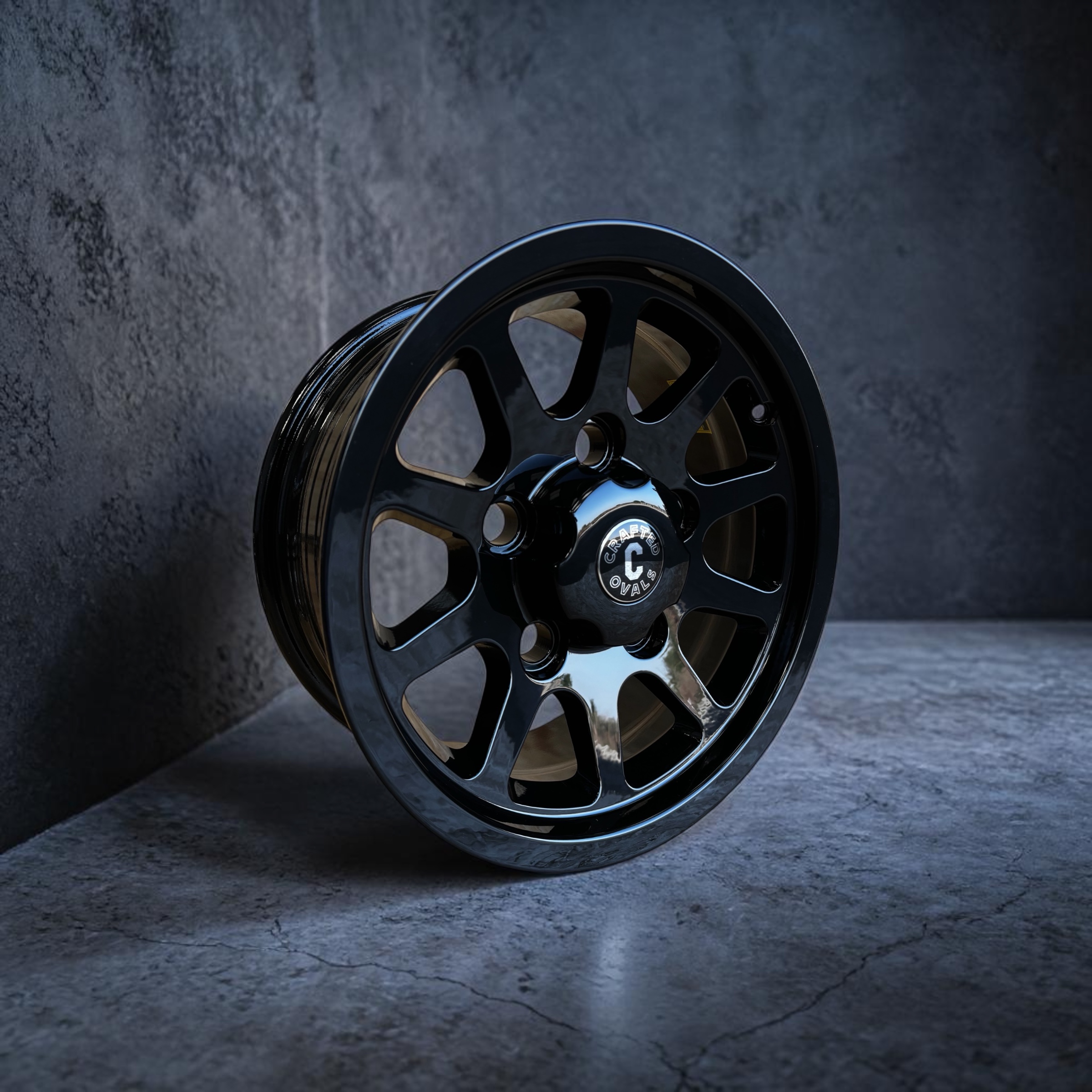 16" SQUADRON GLOSS BLACK ALLOY WHEEL