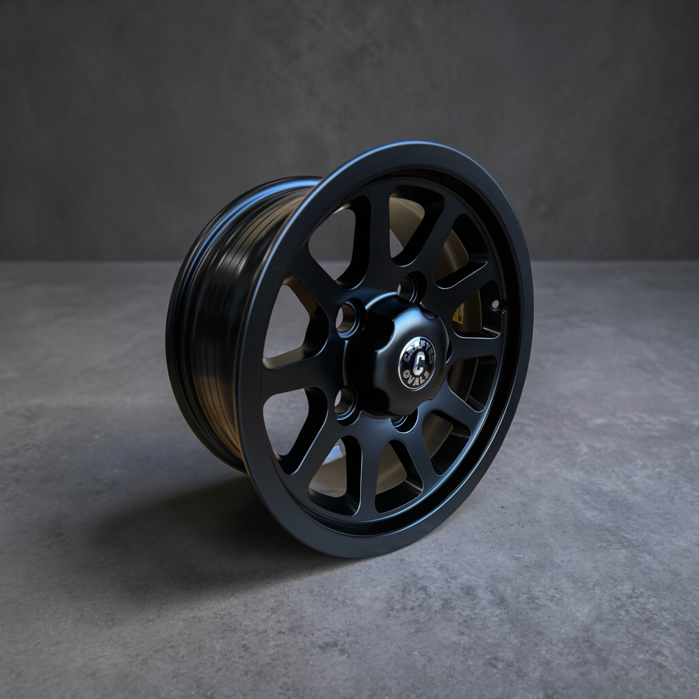 16″ SQUADRON SATIN BLACK ALLOY WHEEL