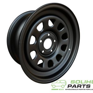 D MODULAR 16″ X 8 STEEL RIM (ET20) SATIN BLACK (5X120)