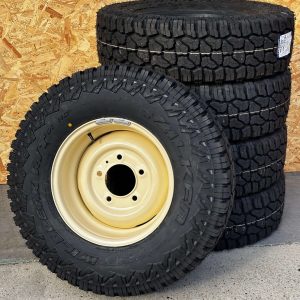 FALKEN WILDPEAK RUGGED TERRAIN 265/75R16 + 16 X 8 CLASSIC LIMESTONE RIMS X 5