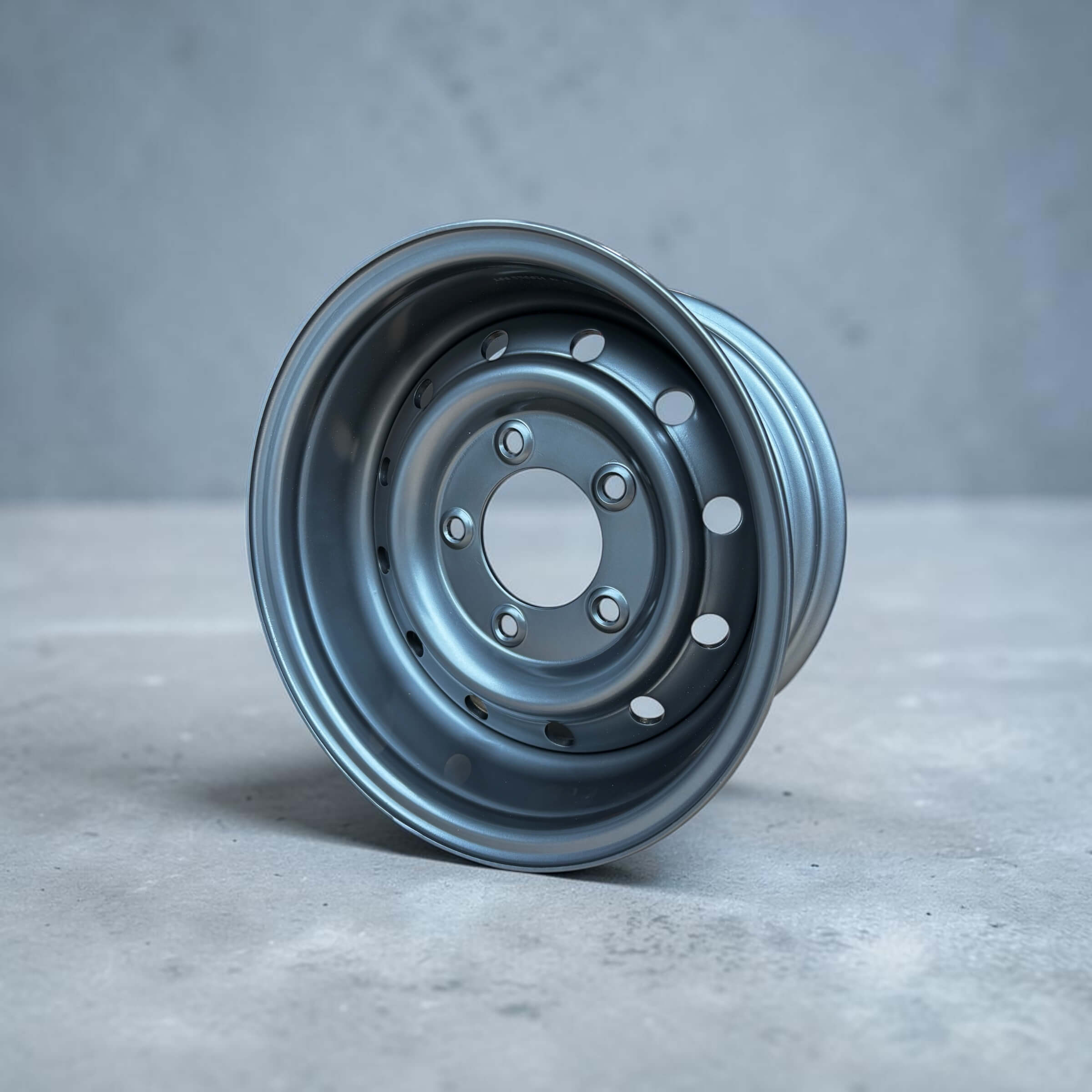 REME 16″ X 8 HEAVY DUTY STEEL WHEEL – GUNMETAL GREY