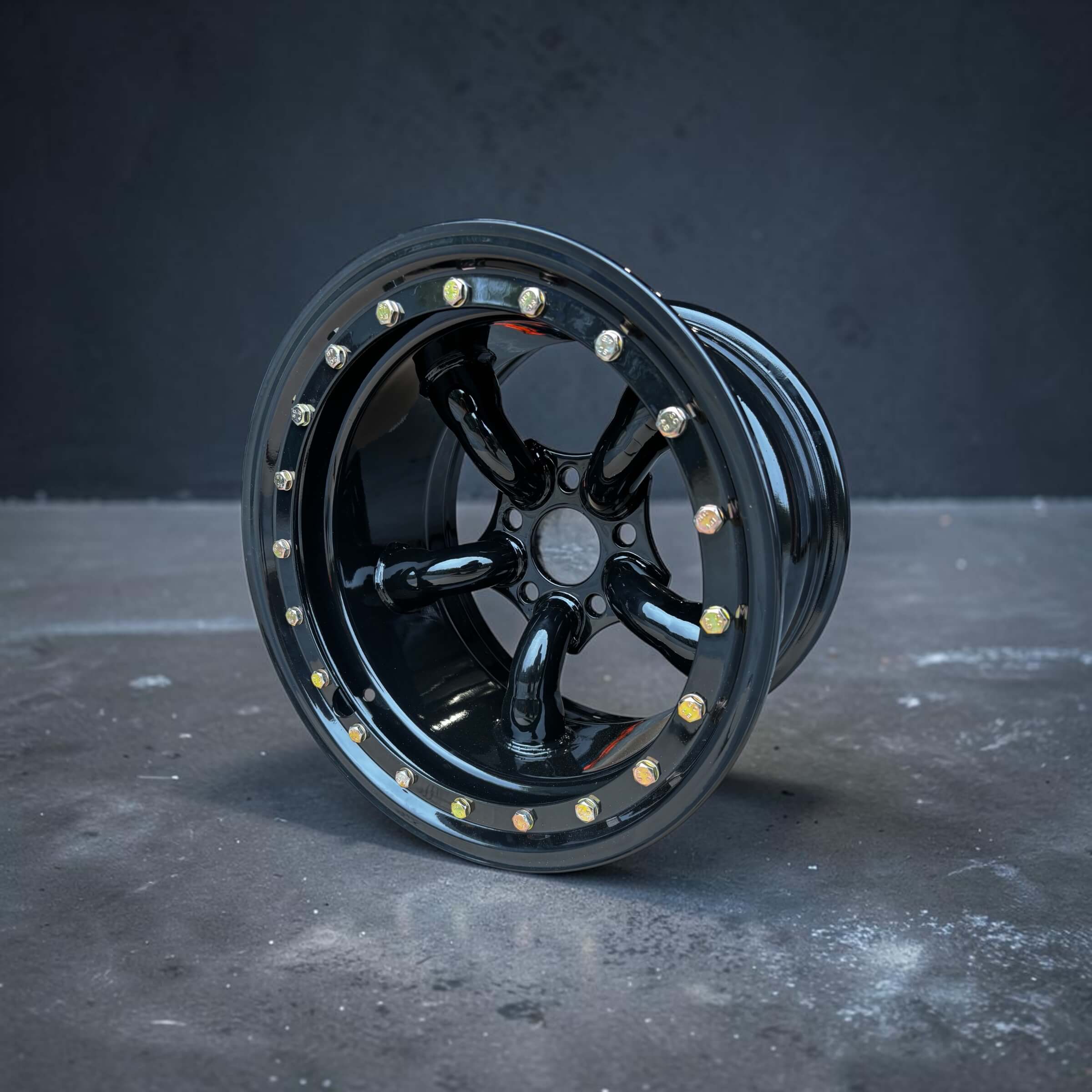 BOMBER IMITATION BEADLOCK CHALLENGE 5 SPOKE 16″ X 10 STEEL RIM (5x120) ET-32