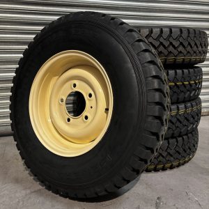 GENERAL GRABBER SUPER ALL GRIP 7.50R16 + 16 X 6.5 CLASSIC LIMESTONE RIMS X 5