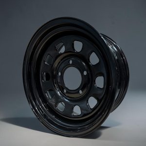 D MOD 18" X 8 STEEL WHEEL (ET0) - GLOSS BLACK